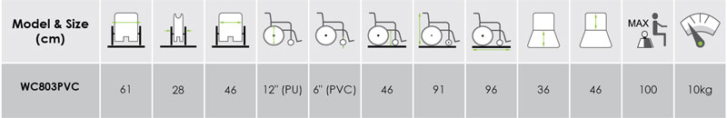 Aluminium Travel Wheelchair