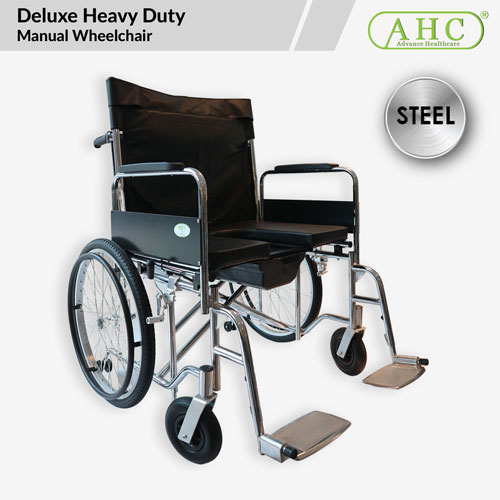 Deluxe Heavy Duty Manual Wheelchair - CM607-70