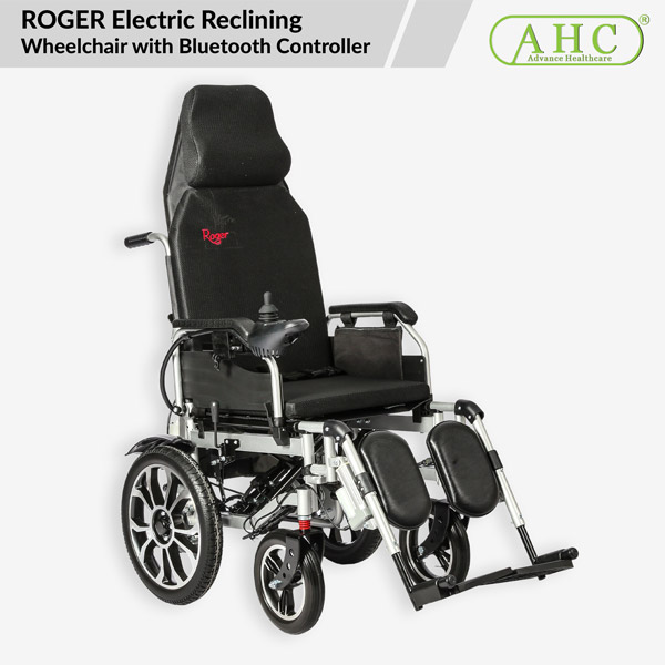 ROGER Electric Reclining Wheelchair with Bluetooth Controller (WC120)