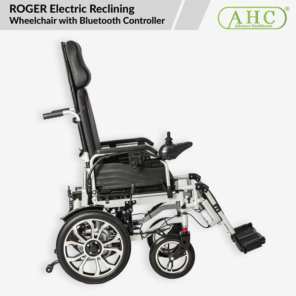 ROGER Electric Reclining Wheelchair with Bluetooth Controller (WC120) - Image 2